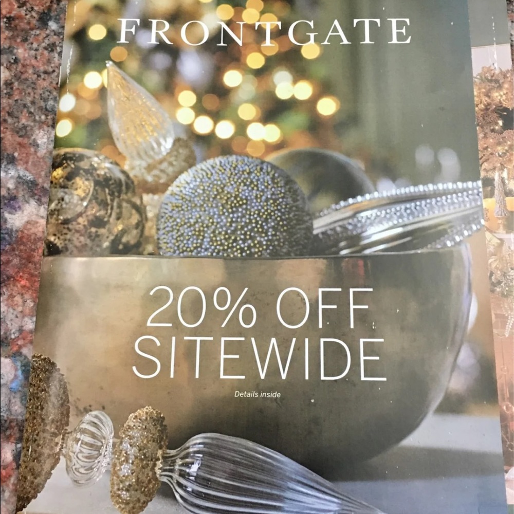 Frontgate Holiday Catelog. Beautiful holiday decor